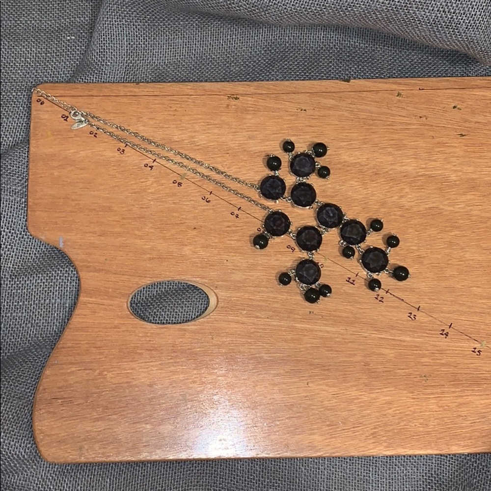 Dark Faceted Bubble Statement Necklace - image 3